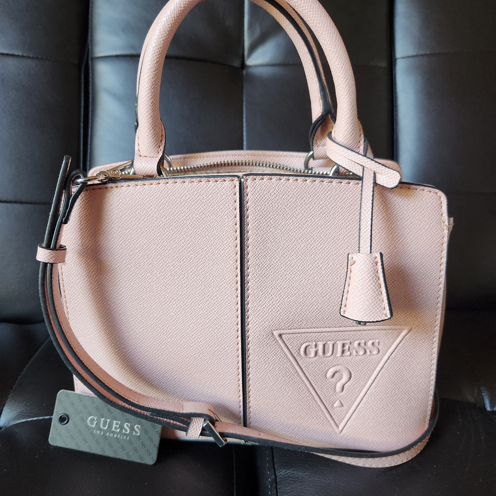GUESS Blush Satchel Bag